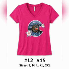 Photo of 12. Womens V-Neck Colorado C Round logo