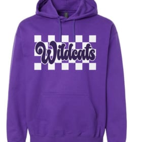 Photo of Wildcats Checkered Hoodie
