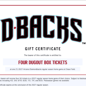 Arizona Diamondbacks Ticket Package item