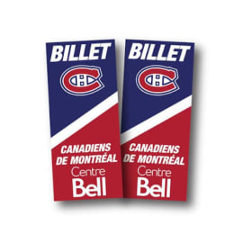 Photo : Canadiens de Montréal / 2 billets 27 décembre (Valeur 1000$)
