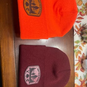 Orange Beenie FVO Logo item
