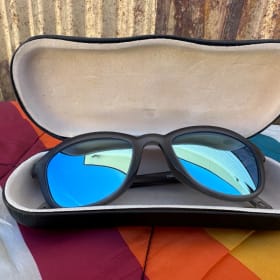 Photo of Pizza Box Designs handlebar bag, coozie and Proof Eyewear