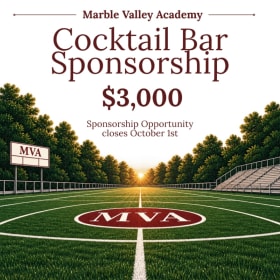 Cocktail Bar Sponsorship - Only 1 available item