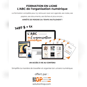 Formation L'ABC de l'organisation numérique item