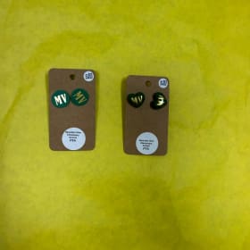 Photo of Button Earrings