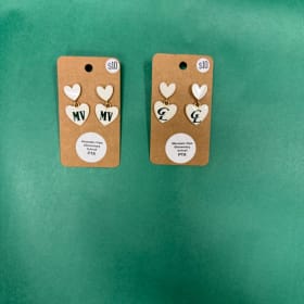 Photo of Double Heart Earrings