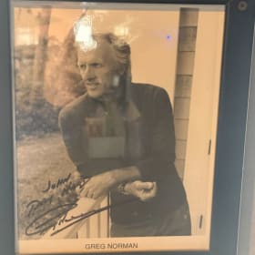 Greg Norman Signed Photo Framed "John Play Hard" item