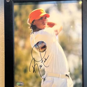 Rickie Fowler Signed Photo Framed W/COA item
