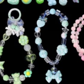 Beaded charm bracelets item