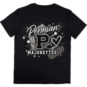 Black DTF Majorettes Shirt item