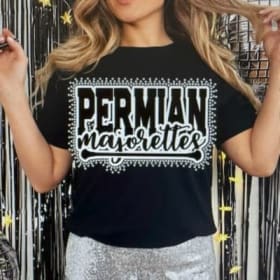 Rhinestone Permian Majorettes Shirt item