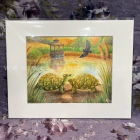 “Castor and Pollux Reunited” Original Signed Art Print item