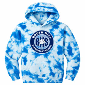 Youth Tie Dye Hooded Sweatshirt item