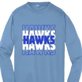 Repeating HAWKS Long Sleeve Tee item