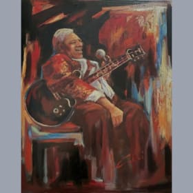 "BB King" by Silvia Heller item