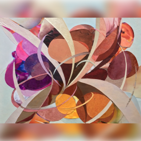 Abstract Collage in Warm Tones item