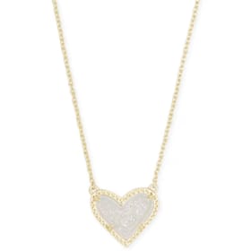 Photo of Kendra Scott Ari Heart Gold Pendant and Huggie Earrings