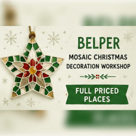 Photo of MOSAIC CHRISTMAS DECORATION WORKSHOPS!  Belper - 14 Nov