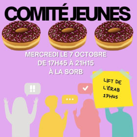 Photo : LIFT ÉRAB : Comité jeunes - 7 oct @17h45-21h15