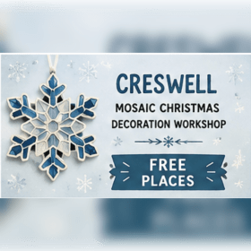 Photo of MOSAIC CHRISTMAS DECORATION WORKSHOPS!-Creswell - free place