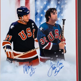 Mike Eruzione & Jim Craig Dual Signed Picture item