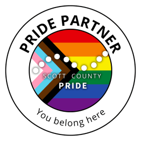 Pride Partner - white border item
