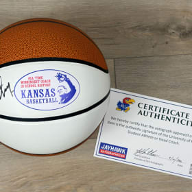 Photo of Bill Self Autographed Basketball