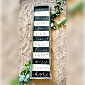 Reversible Welcome Sign item