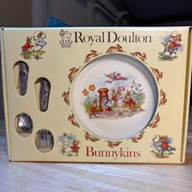 Royal Doulton Bunnykins Baby Set Value $75 item