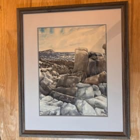 Original Watercolor Seascape Painting Value $200 item