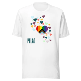 PFLAG Heartfall 100% combed & ring-spun cotton T-shirt item