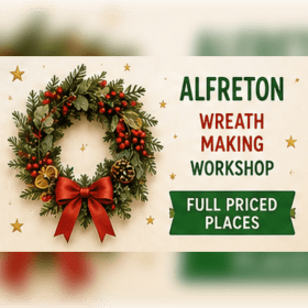 Photo of Christmas wreath making workshop - Alfreton - 30th Nov