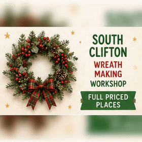 Photo of Christmas wreath making workshop - South Clifton - 3rd Dec
