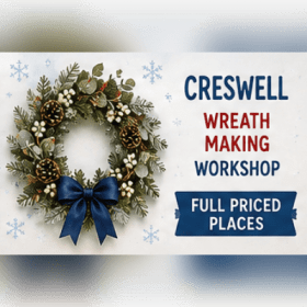 Photo of Christmas wreath making workshop - Creswell - 1st Dec