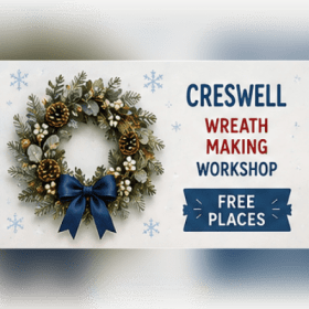 Photo of Christmas wreath making workshop - Creswell - Free
