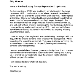 Photo of Morrow 9/11 Eagle Picture & Back Story