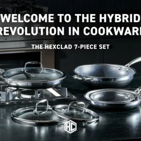 Photo of HexClad 7-piece Cookware Set - Set 1 of 3 Available