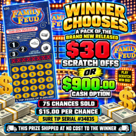 Pack $30 Scratch Offs or Money Option (SN34835) item