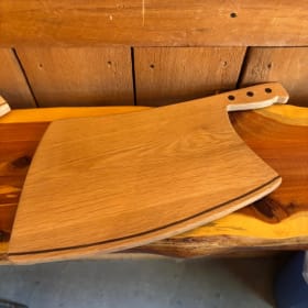 Hand Made Cleaver Cutting Board item