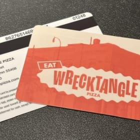 Photo of $50 Wrecktangle Pizza Gift Card