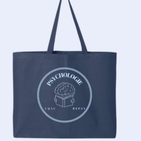 Tote bag bleu foncé item