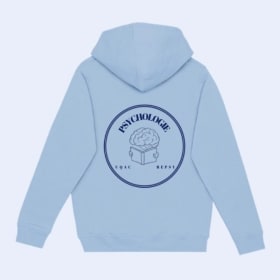 Hoodie bleu item