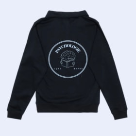 Half zip bleu marin item
