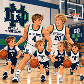 Photo of Basketball Clinic with PND Players
