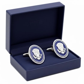 Photo of Barack Obama Presidential Signature Cufflinks — 24K Gold-Pla