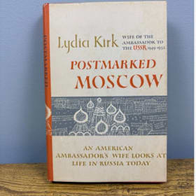 Photo of Book: Postmarked Moscow by Lydia Kirk — Vintage 1952 First E