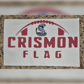 3" Red Decal item