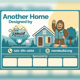 Lawn sign and A-frame logo placement item