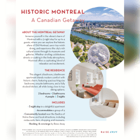 Photo of Historic Montreal - A Canadian Getaway ($4000 Value)