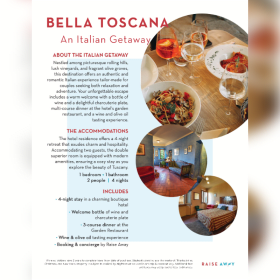 Photo of Bella Toscana An Italian Getaway (Value $2200)
